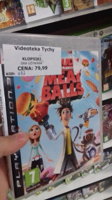 Klopsiki i inne zjawiska pogodowe, CLOUDY WITH A CHANCE MEAT BALLS PS3