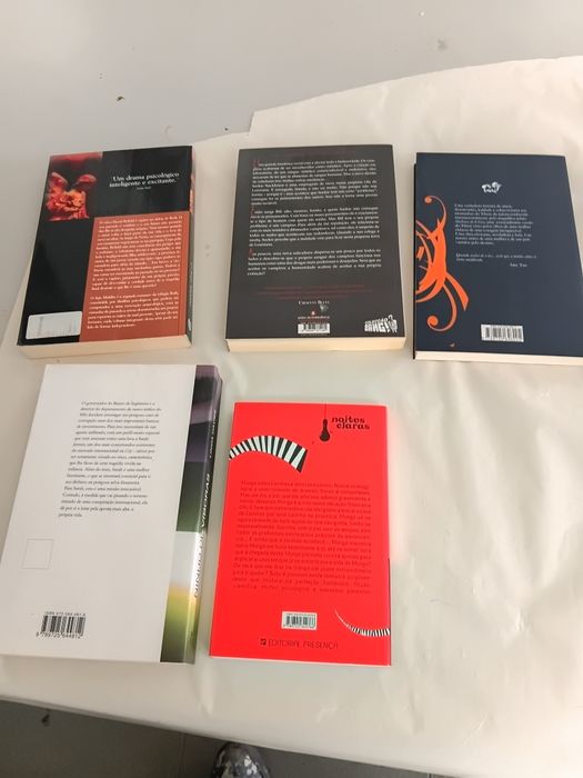 5 livros em estado novo bons autores