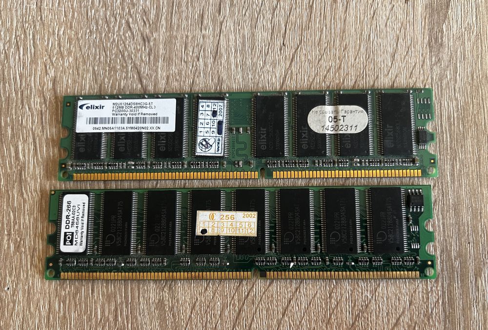 Оперативна пам'ять DDR3 DDR2 DDR1, Dimm So-Dimm