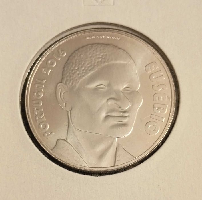 Moeda de 7,50 euros Prata Eusébio