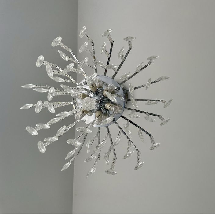 Żyrandol lampa kryształki Audi 77 SP6 Ideal Lux