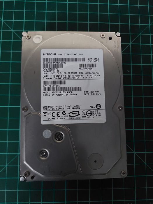 Dysk HDD 1TB 3.5" Hitachi