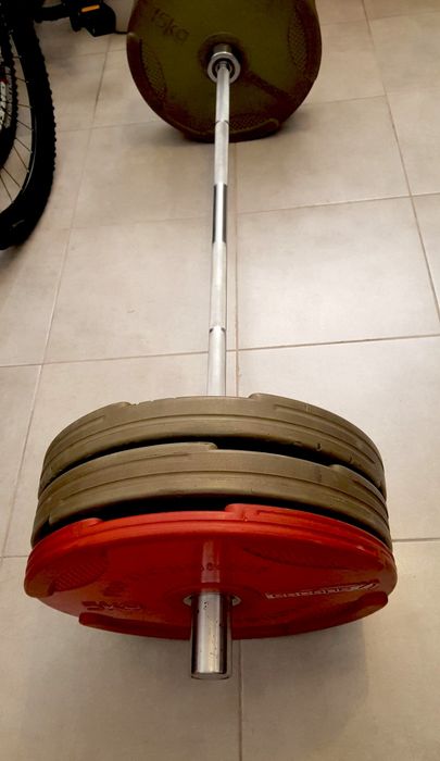 Passadeira Eléctrica Squat Bumpers Halteres