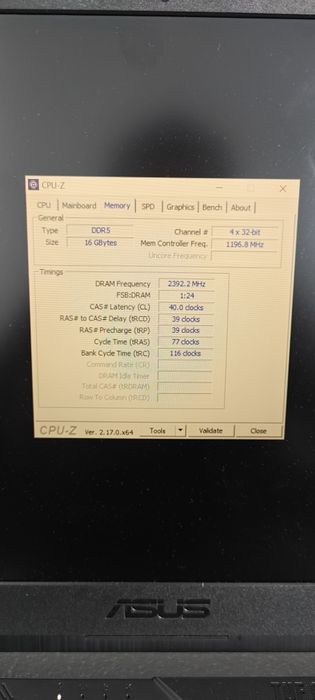 Notebook asus tuf gaming a15