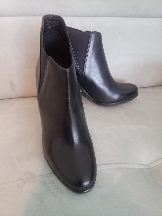 skórzane botki , kozaki Monnari, rozmiar 38
