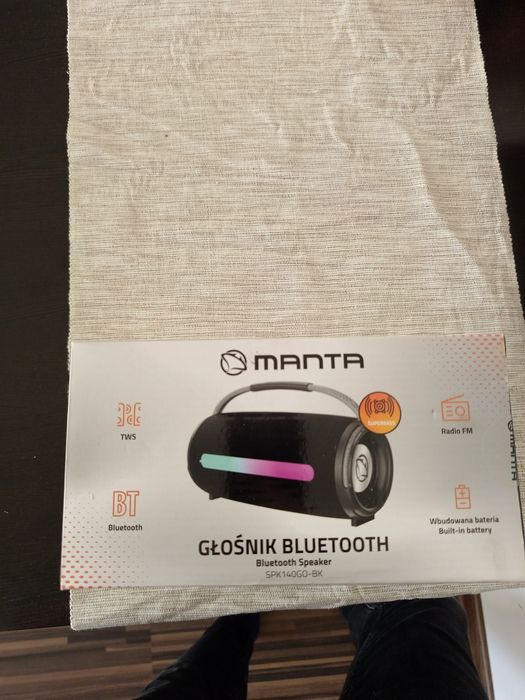 Głośnik Bluetooth Manta SPK-140GOBK