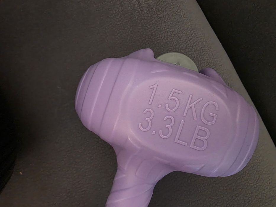 Ciężarki i kettleball na wodę lub piasek zestaw 1,5 kg i 6 kg