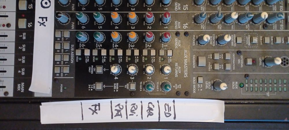 Mesa de Mistura Mackie Onyx 1640 com FireWire e case