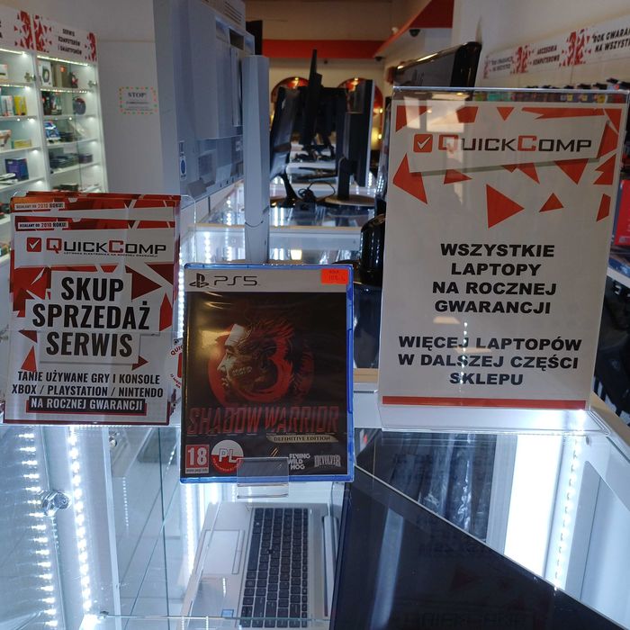 Gra PlayStation 5 / PS5 NOWA Shadow Warrior PL Gwar 1 ROK Przemyśl