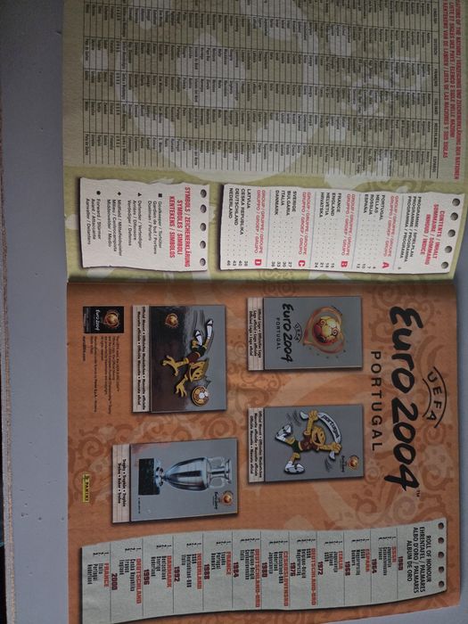 Caderneta Euro 2004 completa