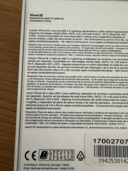 Iphone SE 128GB 2022