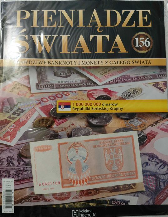 Kolekcja "Pieniądze Świata" nr 154 do 180
