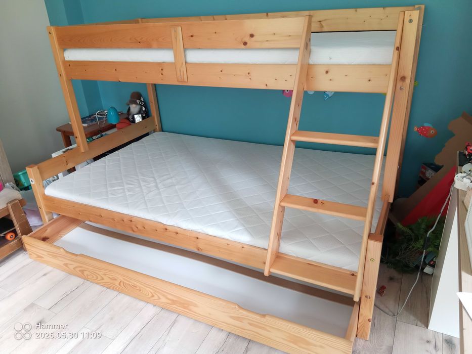 Łóżko piętrowe VESTERVIG 80/120x200