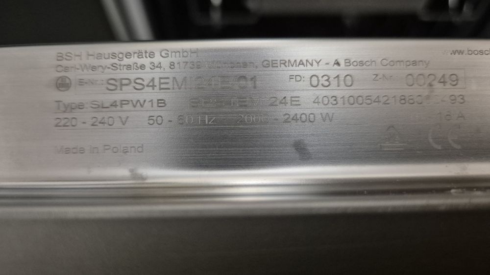 Zmywarka Bosch Serie 4.  45cm