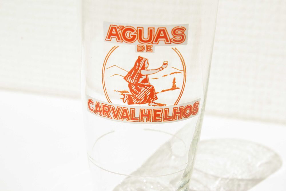 Copo antigo de vidro. Águas de Carvalhelhos