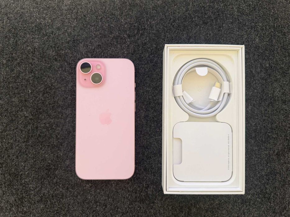 iPhone 15 128 GB Rosa | Estado Impecável | Como Novo