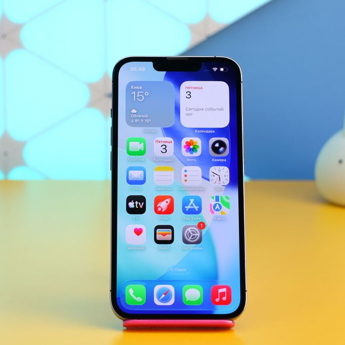 Смартфон Apple iPhone 13 Pro 256GB Graphite (162905) Б/У З ГАРАНТІЄЮ