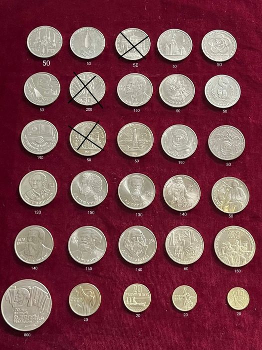 Монети      СССР