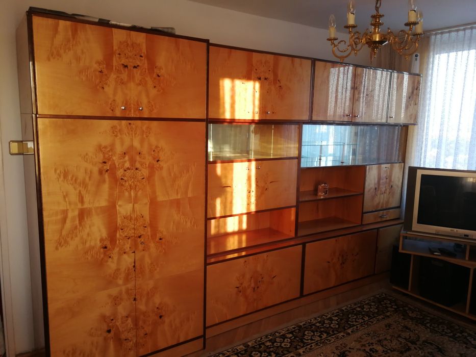 Meble CZECZOT wysoki połysk w stylu vintage PRL