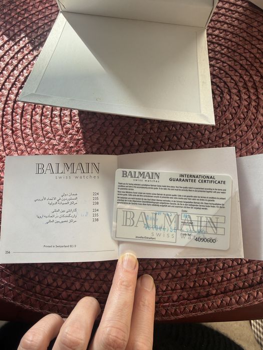 Годиник з діамантами Balmain B5555, діаманти прородні