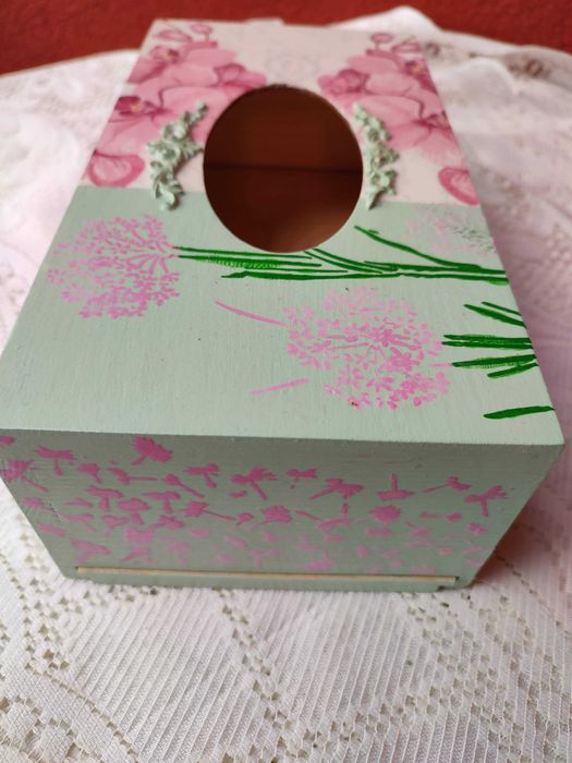 Chustecznik decoupage