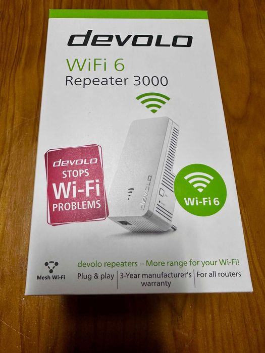 Devolo WiFi 6 Repeater 3000, como novo