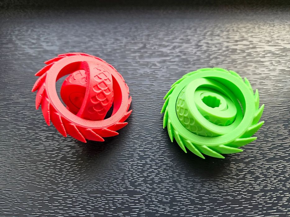 Pião Giratório Dragão Gyro Fidget Spinner 360º