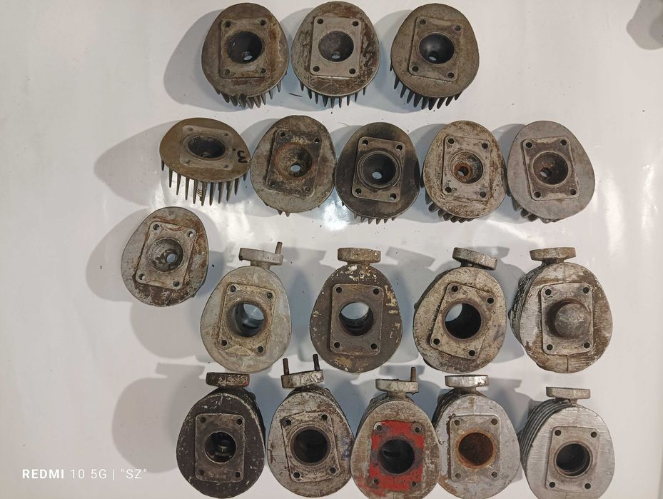 Komar - sztywniak - Romet - cylindry - głowice - 10 kg.