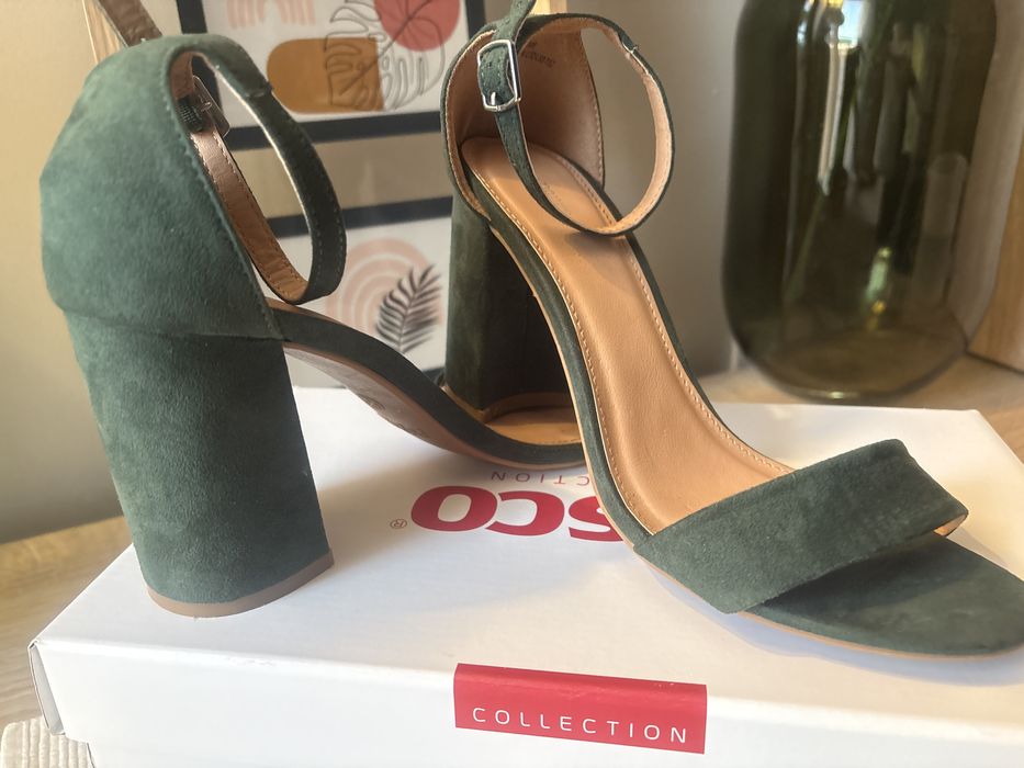 Zielone sandałki z Papaya nr 38