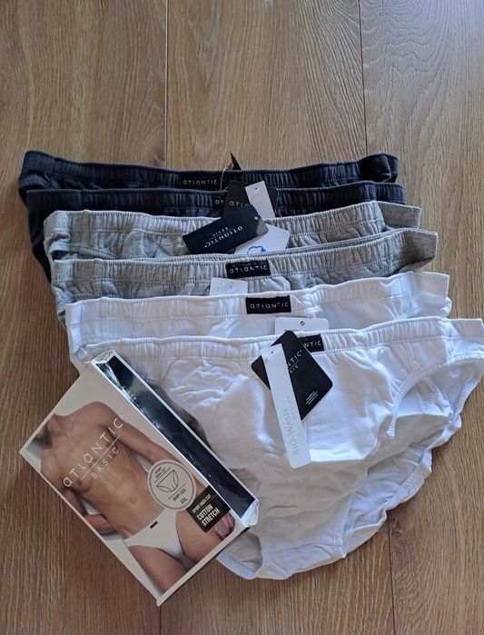 Slipy męskie Atlantic SPORT HIGH-CUT, rozmiar XXL,  6PACK