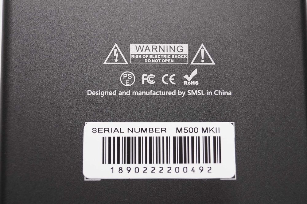 s.m.s.l. m500 mk II Odtwarzacz audio USB + DAC MQA czarny