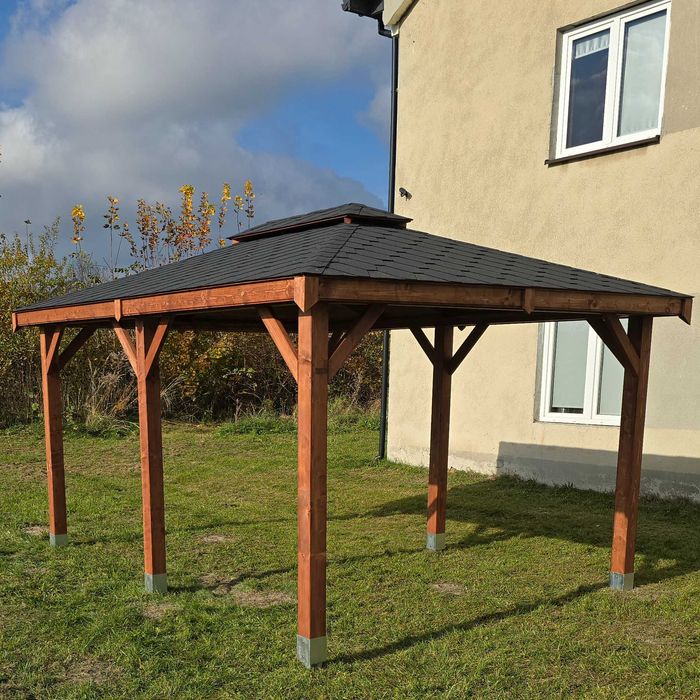 ALTANA OGRODOWA MALTA 3x4, wiata, altanka, pergola, słupy 12x12