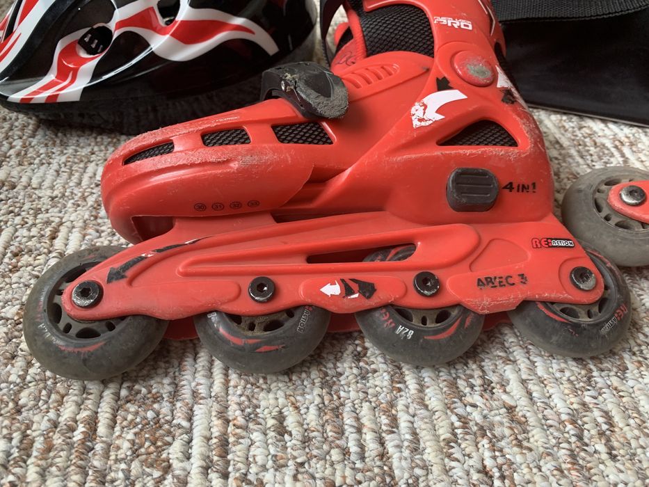 Ролики шлем ковзани 30-33 р. сумка , шолом