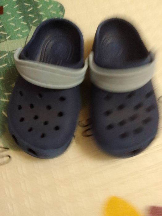 Тапочки шлепки кроксы для мальчика размер 24/25