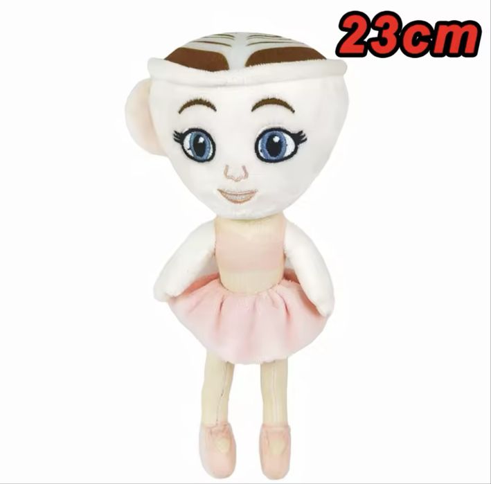 Фігурка-мʼяка іграшка Балерина Капучино,Тралалеро Тралала,мем Brainrot