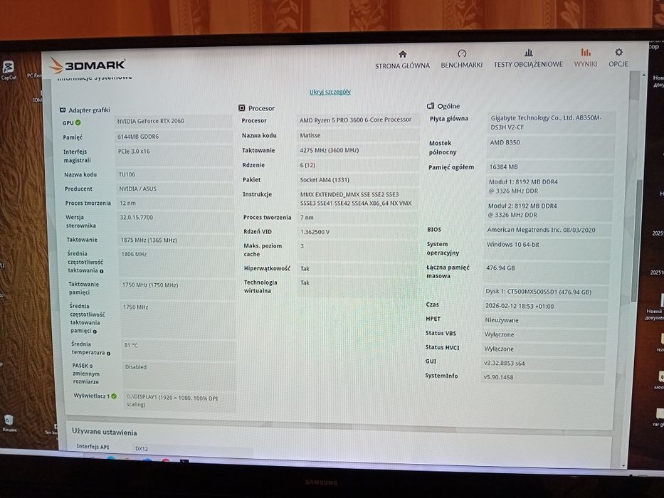 Super Cena Tylko 999zl.Komputer  / Ryzen 5 PRO 3600 / 16GB RAM