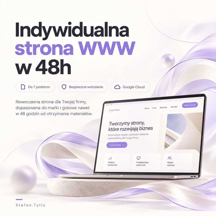 Indywidualna strona WWW w 48h | Google Cloud