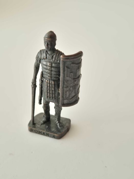 Soldado Romano da série "Kinder - Romanos" (1978/1983) Miniatura Vintage em metal
