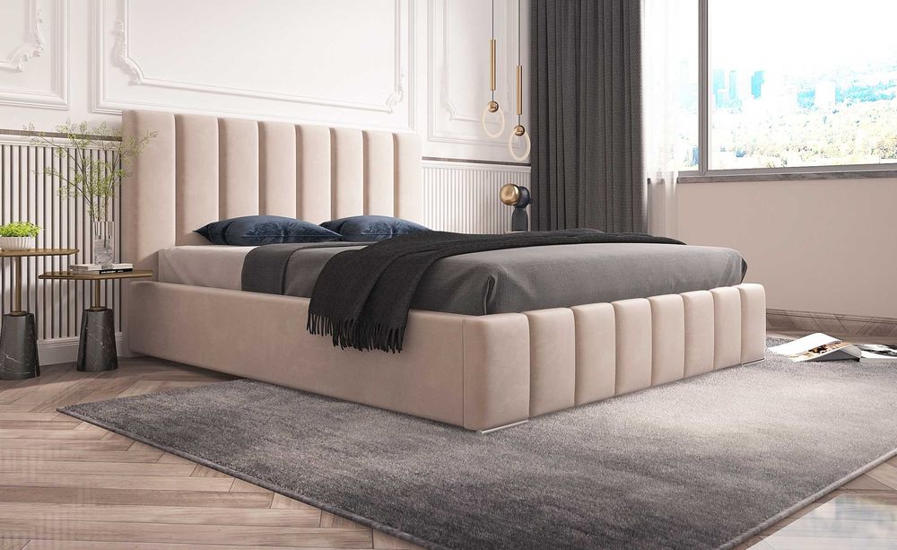 Łóżko tapicerowane AMBER  120x200, 140x200, 160x200, 180x200, 200x200