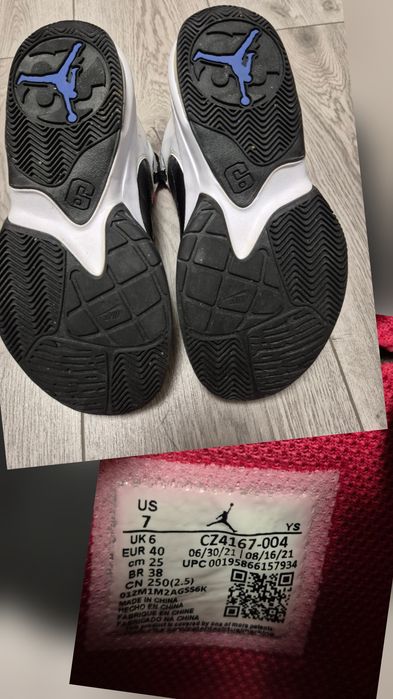 Оригінальні шкіряні кросівки Nike Jordan Max Aura 3, 39 розмір