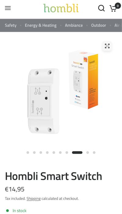Hombli smart switch розумний wi-fi перемикач