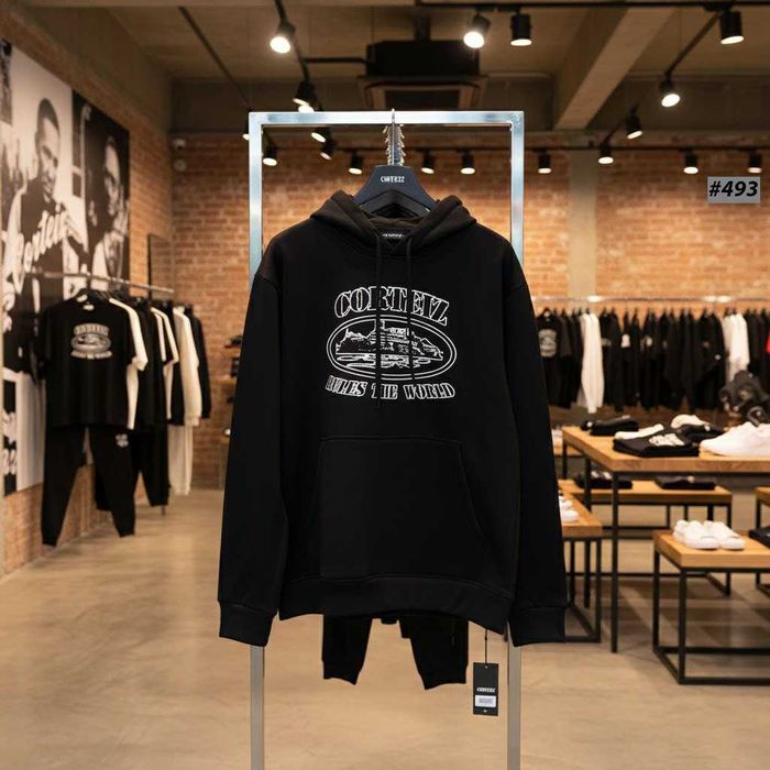 Худи Corteiz Hands Черное » Кофта Кортез Чорна