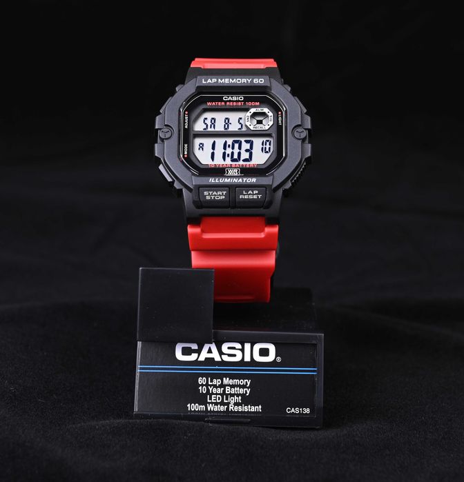 Годинник спортивний Casio WS-1400H-4A illuminator новий оригінал