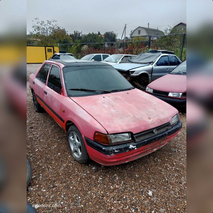 Розбирання Mazda 323 BG 1.7D 1989-1994 Запчастини Мазда 323 Дизель Кузовщина Ходова Салон Оптика Фари Двері Крило Ступиця Супорт