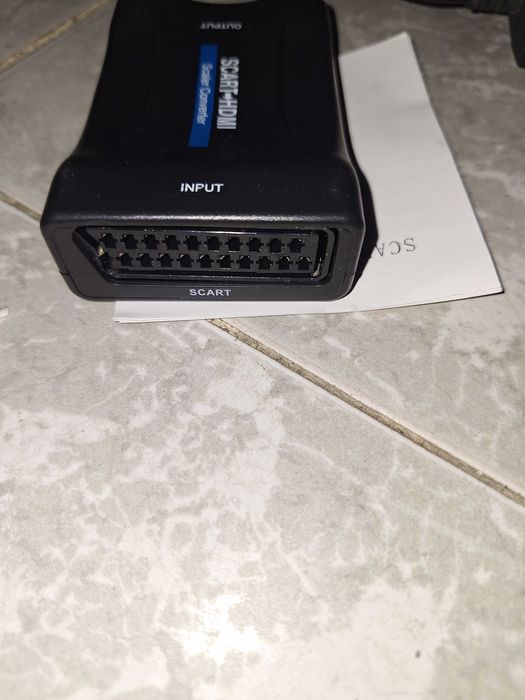 Conversor scart-hdmi de scart para hdmi