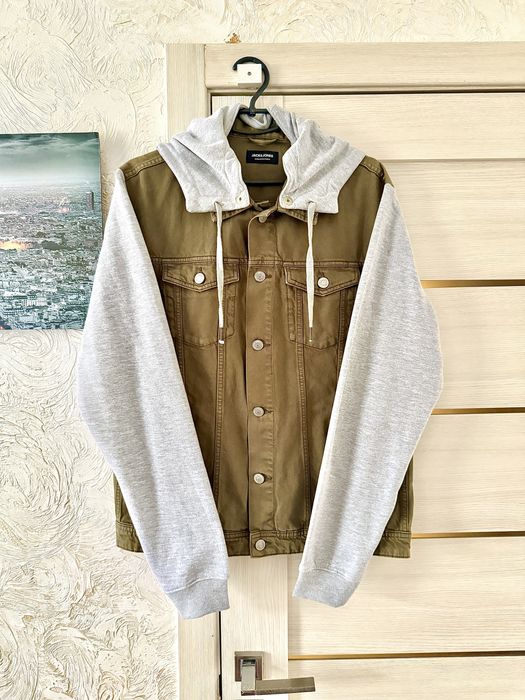 Jack & Jones Куртка чоловіча, на Весну, джинсова, розмір (L)