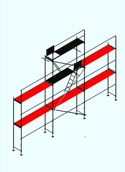 Cena do końca miesiąca Rusztowanie ramowe plettac poznańskie 9x8.4