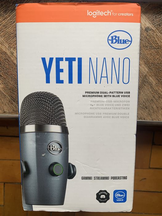 Мікрофон Blue Yeti Nano Logitech