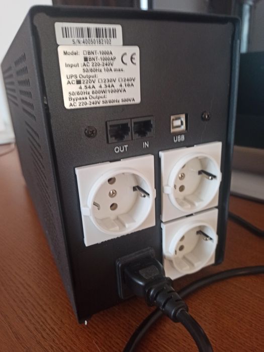 Бесперебойник Powercom BNT 1000AP  USB.