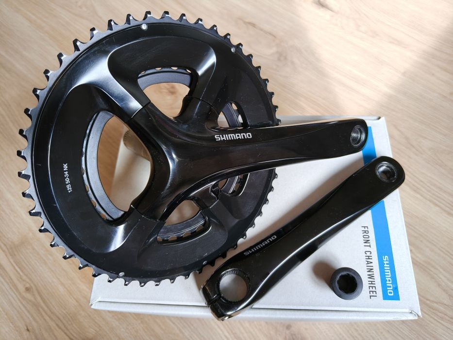 Mechanizm korbowy korba Shimano RS520 172.5 mm 50-34 12S